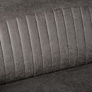 Sofa anthracite 3 places au style industriel par BeLoft.