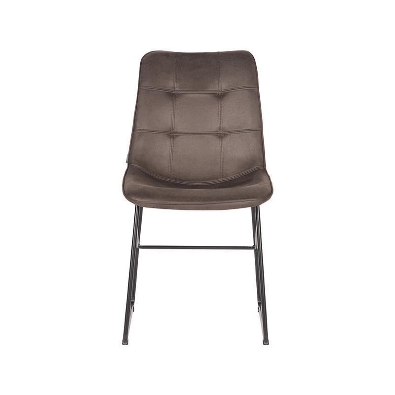 Chaise grise idéale pour un décor industriel, scandinave ou moderne.