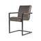 Chaise anthracite en métal noir par BeLoft.