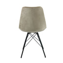 Le set de 2 chaises scandinaves au style Art déco pour un intérieur moderne.