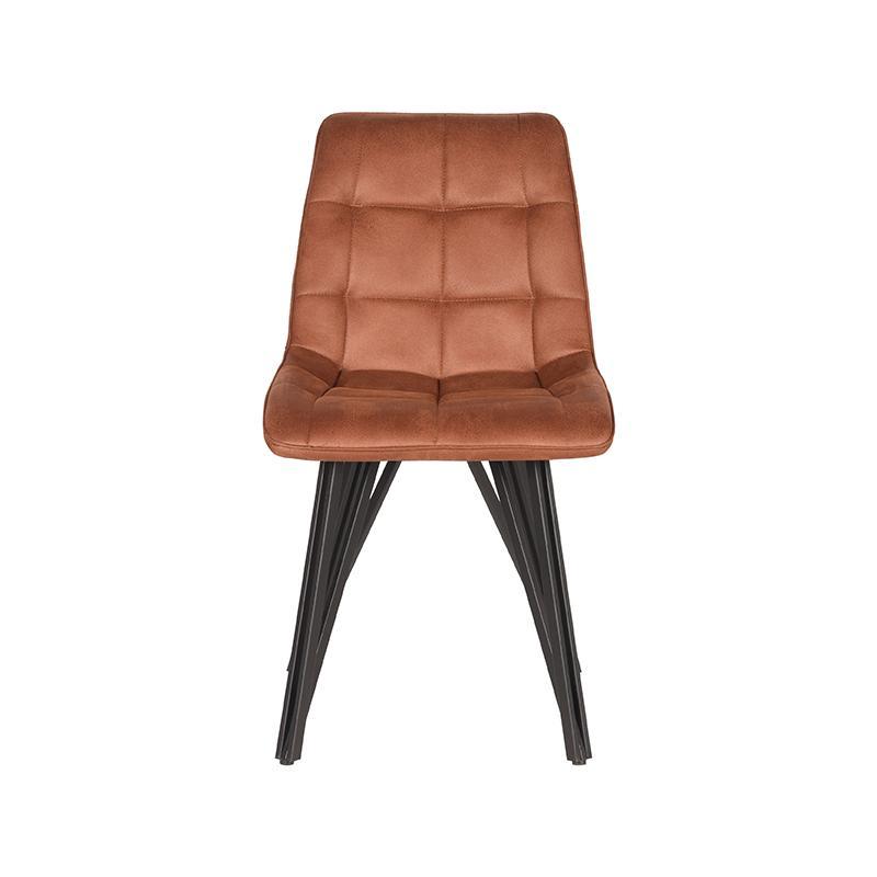 Chaise en tissu cognac par BeLoft