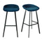 Le set de deux tabourets de bar Aster par Bisous design pour habiller votre cuisine, votre salon ou votre salle à manger.