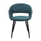 Lot de 2 chaises bleues par Bisous design.