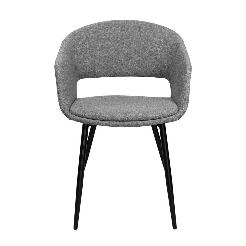 Set de 2 chaises grises d'intérieur par Bisous design.