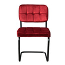 Set de 2 chaises qui peuvent servir de siège d'appoint dans votre salon ou dans votre chambre.