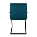 Les chaises en velours bleu Nat pour accompagner votre salle à manger, votre salon ou votre bureau avec élégance.
