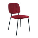 Set de 2 chaises vintages rouges par Bisous design.