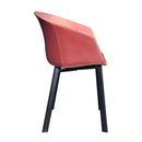 Douce et confortable, la chaise en velours rose Mila est l'alliance parfaite entre robustesse et confort. 