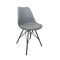 Le set de 2 chaises grises style nordique par Bisous design.