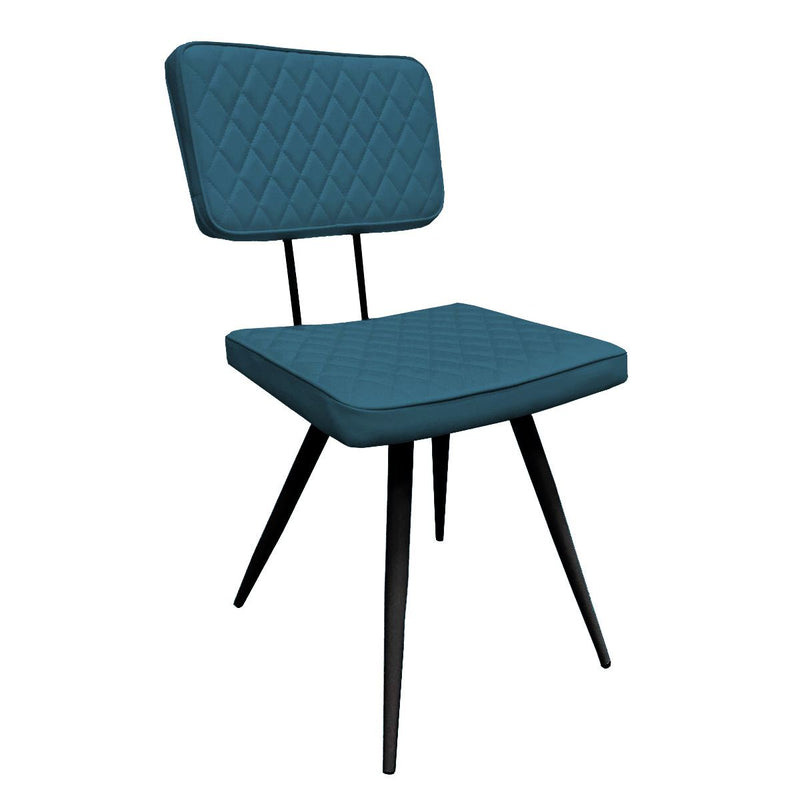 Set de 2 chaises bleues par Bisous design.