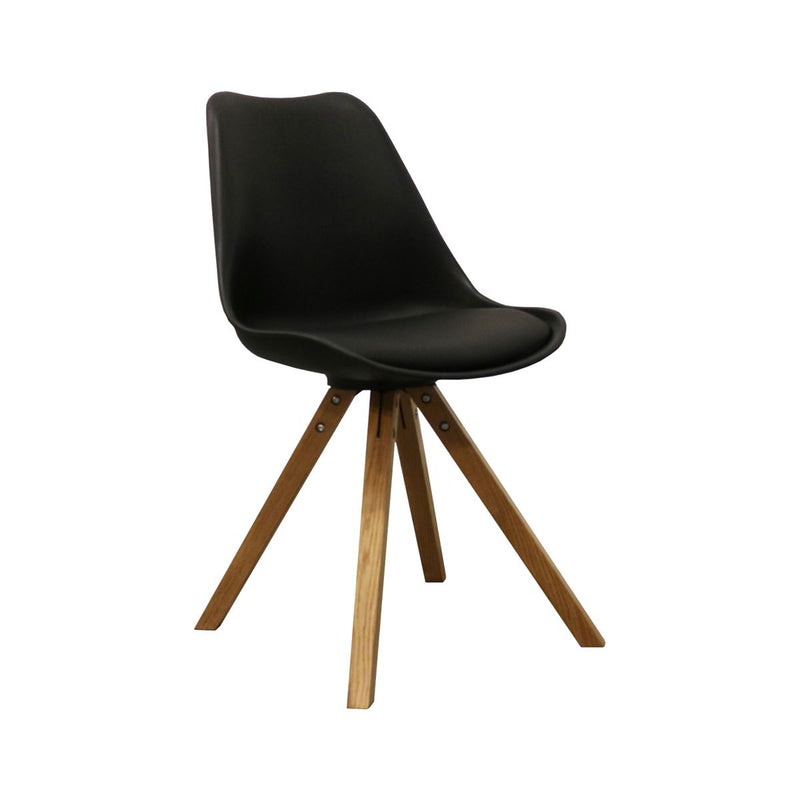 Le set de deux chaise Calyx par Bisous design au style contemporain et scandinave.