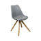 Le set de deux chaise Calyx par Bisous design au style scandinave et moderne.