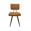 Set de 2 chaises moutardes par Bisous design.
